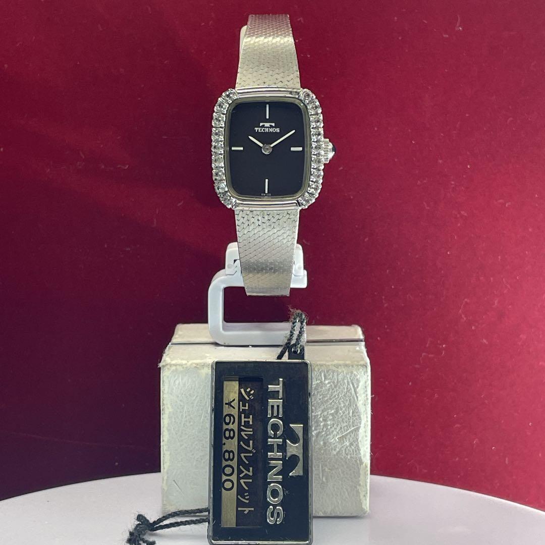 TECHNOS JEWEL BRACELET 腕時計 TECHNOS JEWEL BRACELET QZ LADIES WRISTWATCH 70S VINTAGE