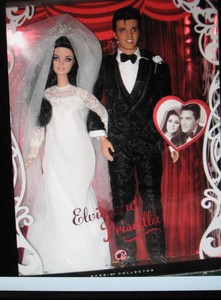 elvis and priscilla wedding dolls