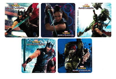 15 Marvel Thor Ragnarok Stickers Kid Reward Bday Party Goody Bag Filler Favor