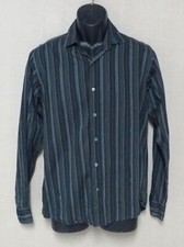 Calvin Klein Mens Size 18 Button Front Shirt Slim Fit Long Sleeve