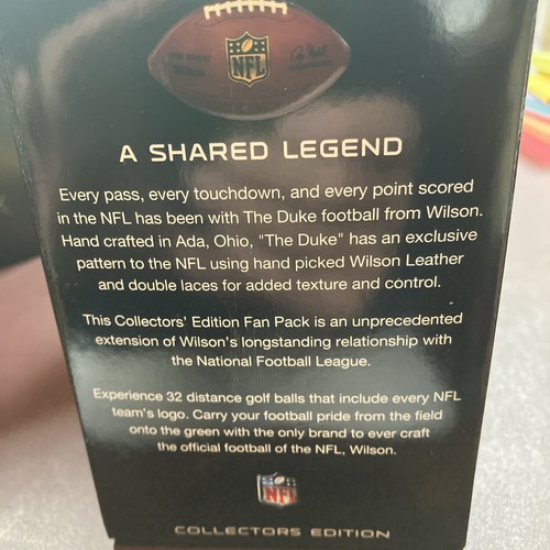 NFL Wilson Golfball Display alle 32 Team Logo Bälle - versiegelt, nie geöffnet. - Bild 6 von 7