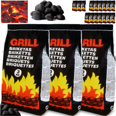 Deuba Holzkohle Grillkohle Holzkohlebriketts Holzkohlegrill Grill