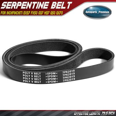 #ad 79.5 inch Serpentine Belt for INFINITI EX37 FX50 G37 M37 Q50 QX70 Nissan 370Z $17.98