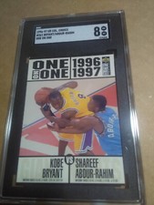 Kobe Bryant SGC NM-MT 8 1996-97 RC OneOnOne Upper Deck Coll. Choice Los Angeles 