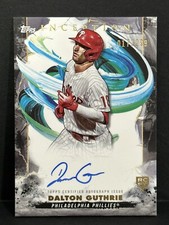 2023 Topps Inception MLB Phillies RC Dalton Guthrie On-Card Auto /299