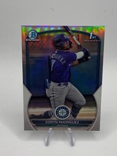 2023 Bowman Chrome Edryn Rodriguez Refractor #299/499 1st Mariners BCP-185