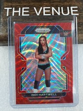 2022 Panini Prizm WWE - Ruby Wave Prizm #166 Indi Hartwell
