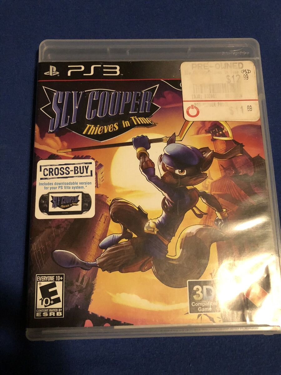 Sly Cooper: Thieves in Time (Sony PlayStation 3) COMPLETE/EXCELLENT  CONDITION!!!