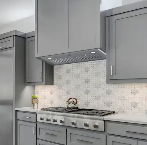 AKDY 30 in 343 CFM Built In Insert Range Hood Stainless Ducted Ductless