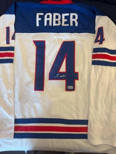 BROCK FABER  Signed Team USA 2026 Olympics Jersey MINNESOTA WILD JSA COA