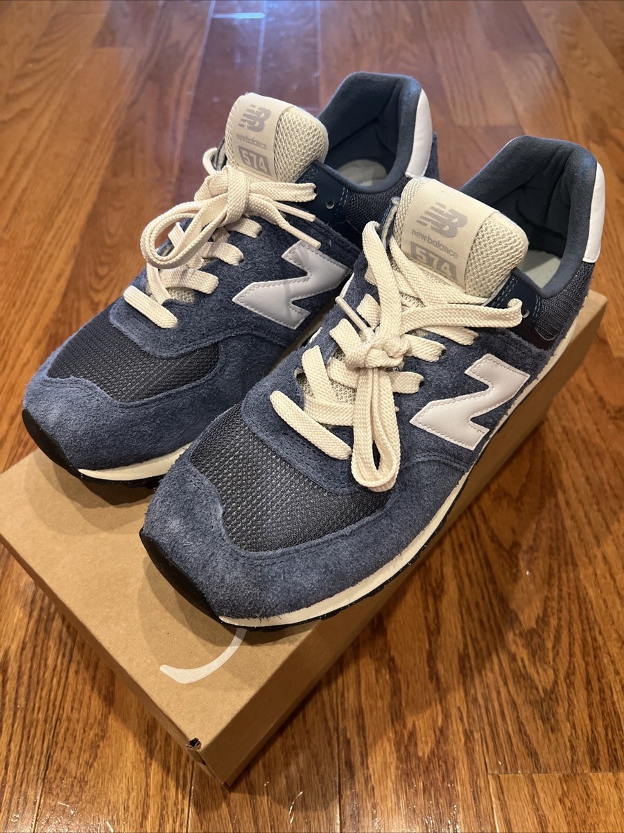 NIB JCrew New Balance 574 Vintage Indigo Men's Classic Shoe
