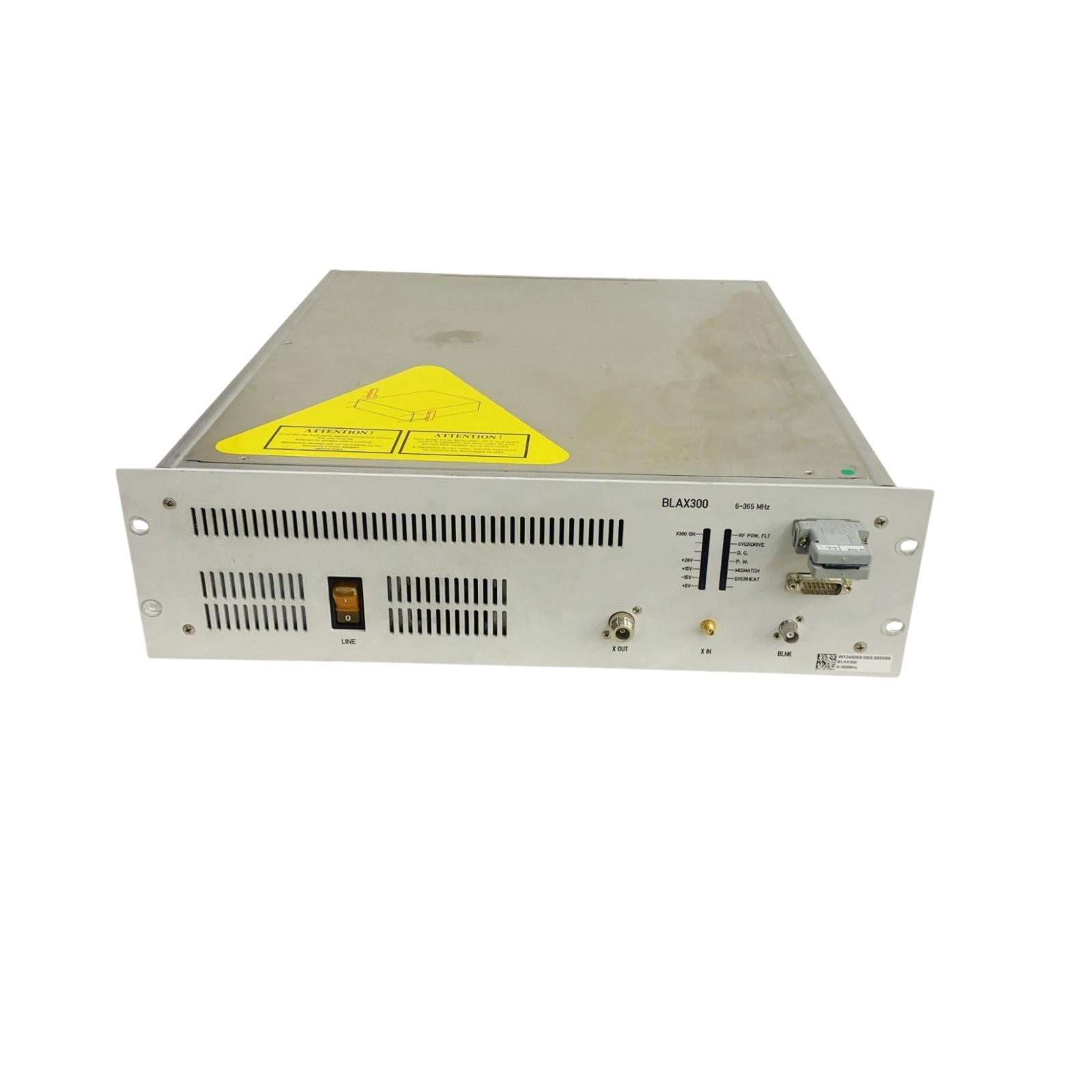 Bruker BLAX300 RF Power Amplifier 6-365 MHz NMR Spectrometer, Tested
