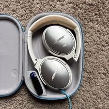 Bose QC25 White Noise Cancelling Wired Over The Ear Headphones - Tested