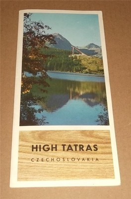 1960's HIGH TATRAS CZECHOSLOVAKIA SOUVENIR TRAVEL BROCHURE MOUNTAINEERING SKIING