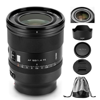VILTROX AF 50mm F1.4 Pro Auto Focus Large Aperture Lens for Sony FE-mount Camera