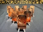 Set of (10) .999 Fine Lady Morgan Copper Bullion Bars