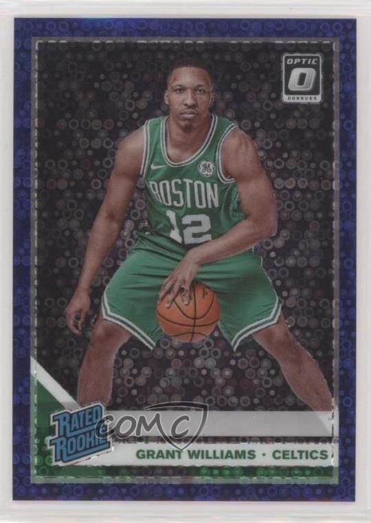2019 Panini Donruss Optic Fast Break Purple Prizm 50/95 Grant Williams #157 00am