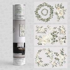 Rub on Transfers for Furniture and Crafts  3 11 x 17 inches, Multicolor