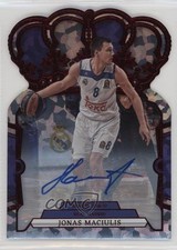 2023 Panini Crown Royale EuroLeague Red Crystal /49 Jonas Maciulis #55 Auto 3d3