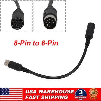 For Clarion CCUMRA1 Adapter Cable 8-Pin to 6-Pin for Marine Stereo Remote 