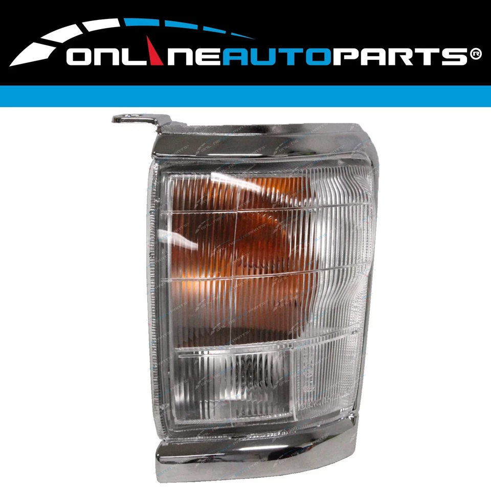 LH+RH Chrome Trim Corner Indicator Lights Pair for Toyota Hilux 2WD/4WD '97-'01 - image 4 of 4