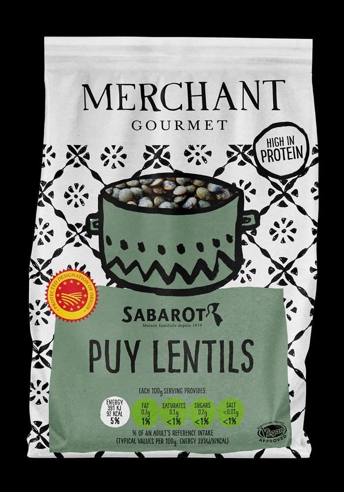 Merchant Gourmet Dried Puy Lentils 300g - 2 Pack