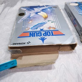 Top Gun 1 + 2 The Second Mission Set NES Carrito Funda Manual Completo en Caja CIB