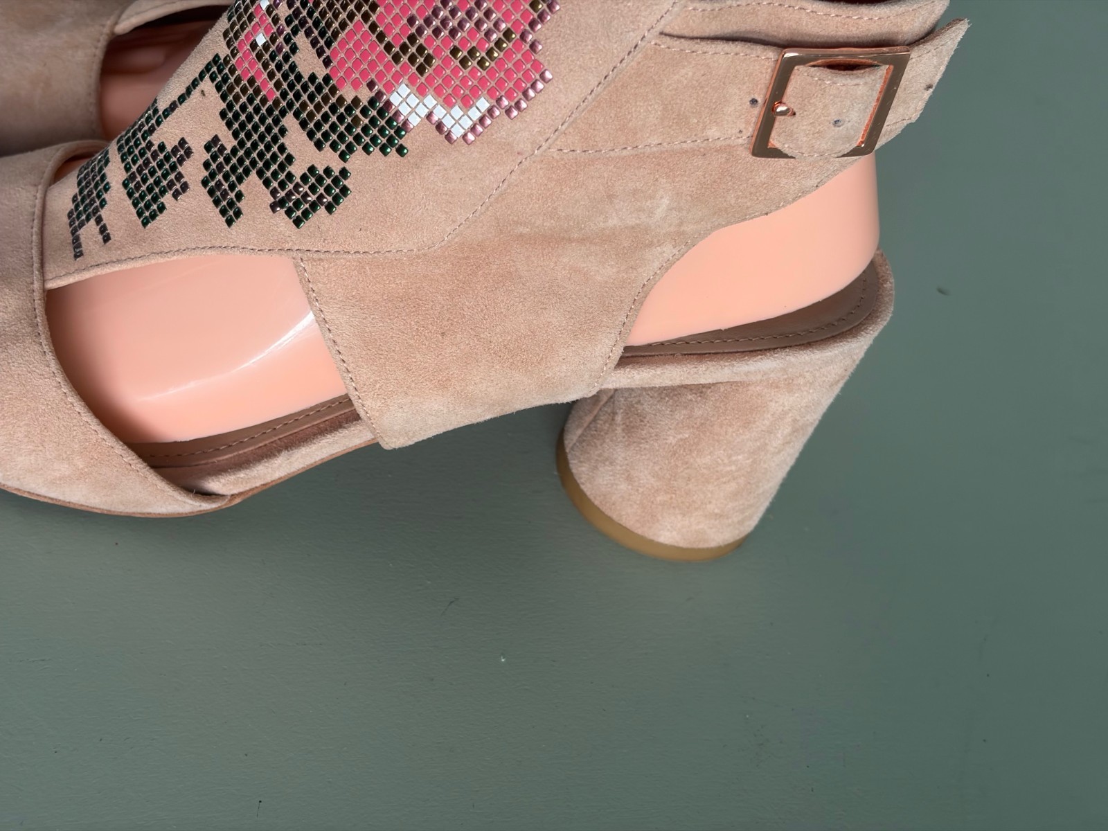 Donald J Pliner RARE  9.5M | Rose Mylasp Zippered Pink Suede image 8