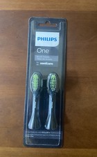 Philips One by Sonicare 2pk Black Brush Heads Toothbrush heads BH1022/04