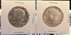 2-1964 Silver Kennedy Half Dollar 90% Silver #4