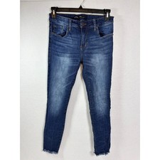 STS Blue Emma Ankle Skinny Jeans Medium Wash Raw Hem EP1446JB3 Size 29