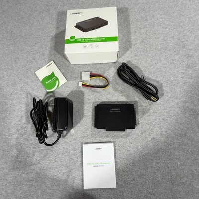 UGREEN USB 3.0 to SATA/IDE Converter Adapter Kit for 2.5'' & 3.5'' HDD SSD w/ Powe