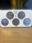 U.S. Mint American Silver Eagle 1 oz .999 Fine Silver 5-Coin Set 1991-1995