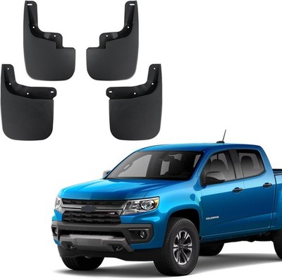 4 Pack Truck Mud Flaps for 2015-2022 GMC Canyon/Chevrolet Colorado Front & Rear