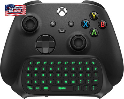 Timovo Green Backlight Keyboard for Xbox One, Xbox Series X/S,Wireless Chatpad M