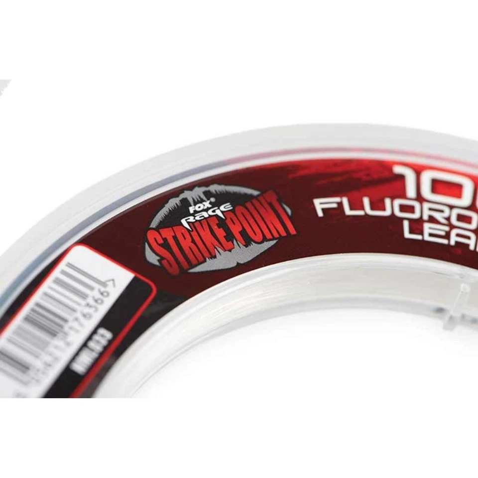 Fox Fluorocarbon Strike Point Leader Predator Fishing Tackle Angling Accessory - Image 3 of 3