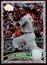 2011 Topps Diamond Anniversary Daric Barton Silver Sparkle Card #462