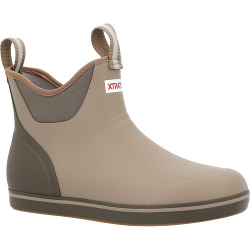 Xtratuf Men's 6 in Ankle Deck Boot, Earth Brown,, Earth Brown - Picture 4 of 7
