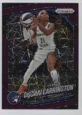 2025 Panini Prizm WNBA Purple Velocity Prizm 56/59 DiJonai Carrington #9 rw6