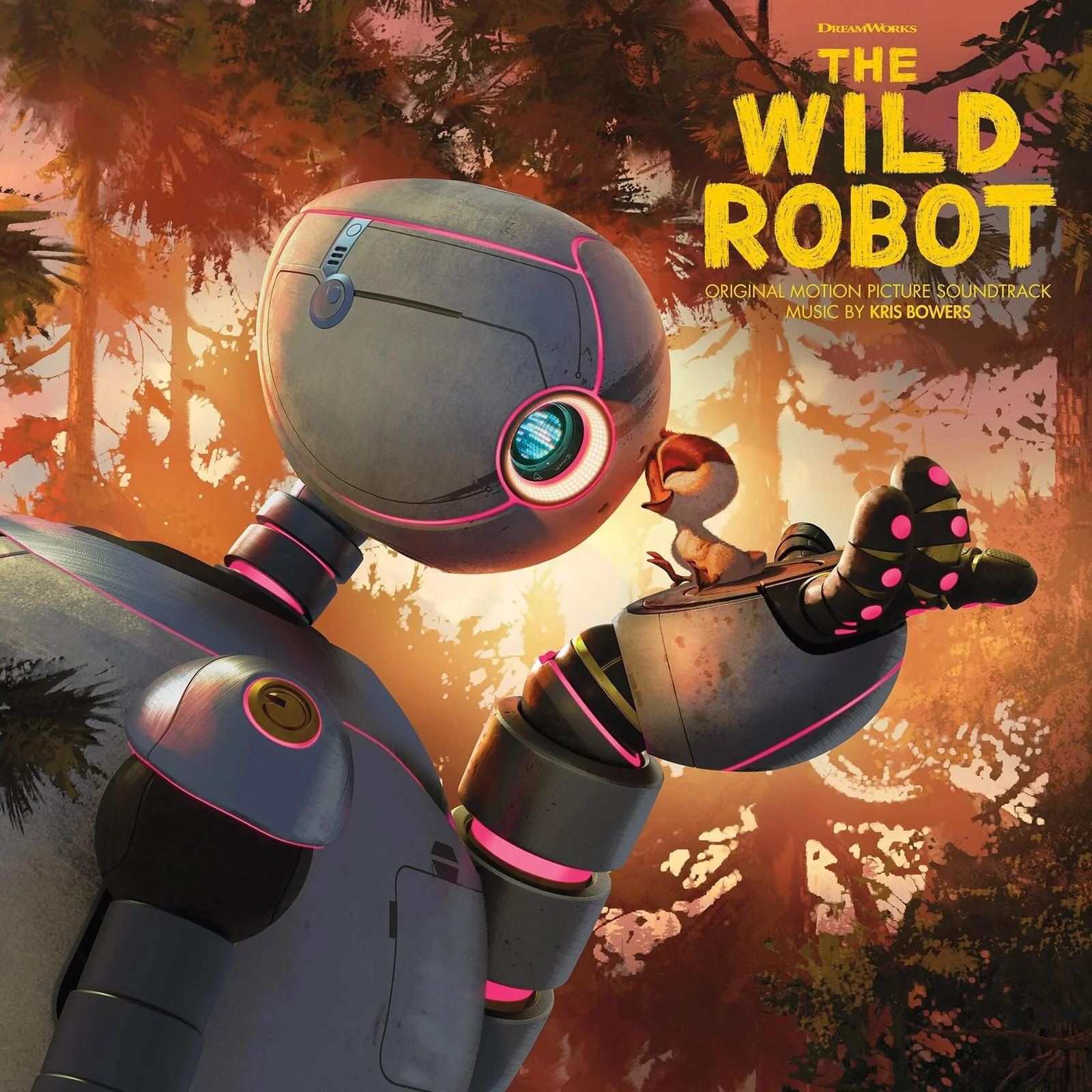 The Wild Robot Soundtrack (2x 'Roz' Hand Poured Colour Vinyl LP)