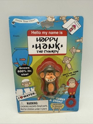 Grow Your Own Monkey Happy Hank Grows In Water Up To 600% It's Size