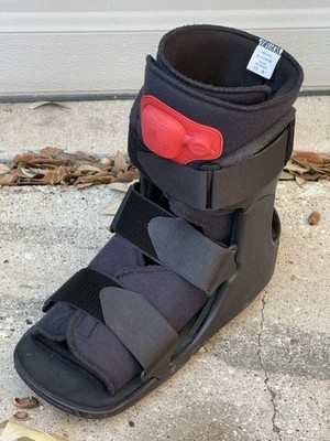 DJO LLC XcelTrax X-Large Adjustable Walking Boot Black Orthopedic Brace