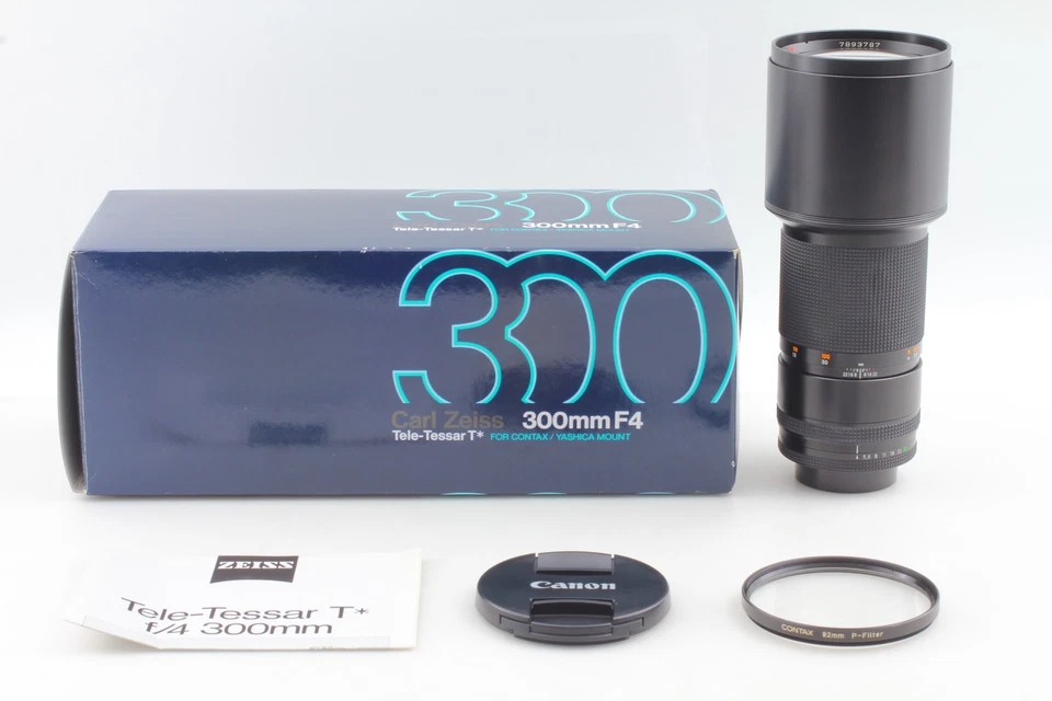 [Almost Unused in Box] Contax Carl Zeiss Tele-Tessar T* 300mm f/4 MMJ Lens JAPAN - Image 3 of 4