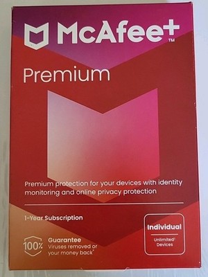 McAfee+ Premium Individual for Unlimited Users Windows/Mac/Android/iOS/ChromeOS