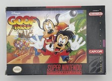1993 Disney’s Goof Troop Super Nintendo SNES Game Complete w/ Box & Manual CIB 