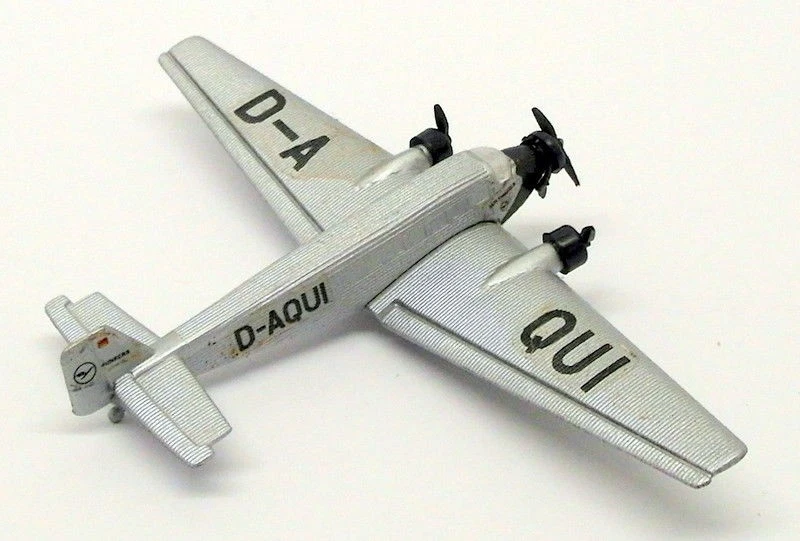 Schabak 1/250 Scale Diecast 1027/1 - Junkers JU-52 - Silver — 第 3/3 张图片