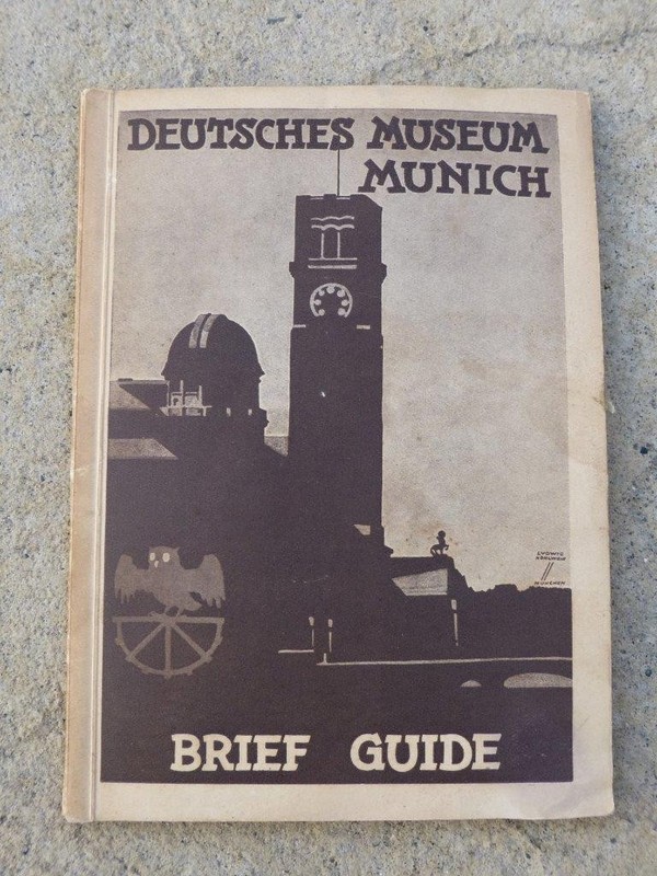 Rare Vintage Travel Guide - DEUTSCHES MUSEUM MUNICH Brief Guide, Germany