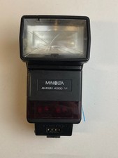Minolta Maxxum 4000 AF Flash Photoflash Unit 946D   Fair Condition  Tested 123
