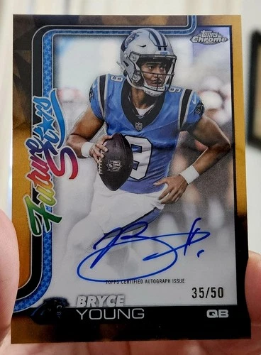 2025 Topps Chrome Bryce Young Future Stars Autographs (RAW)