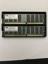 (2X) ProMOS 256MB DDR-400MHz-CL3 PC3200U-3033-0-A0 Memory V826632K24SATG-D3